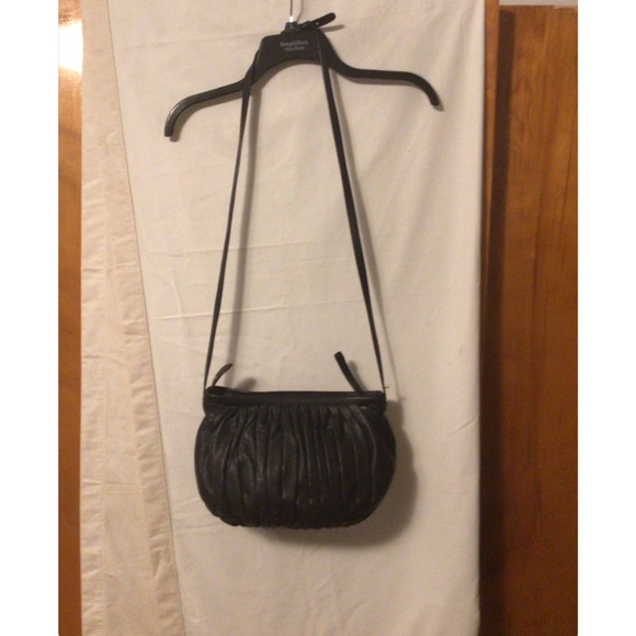 MANSUR  GRAVIEL MADE IN ITALY PLEATED BAG - Picture 1 of 11